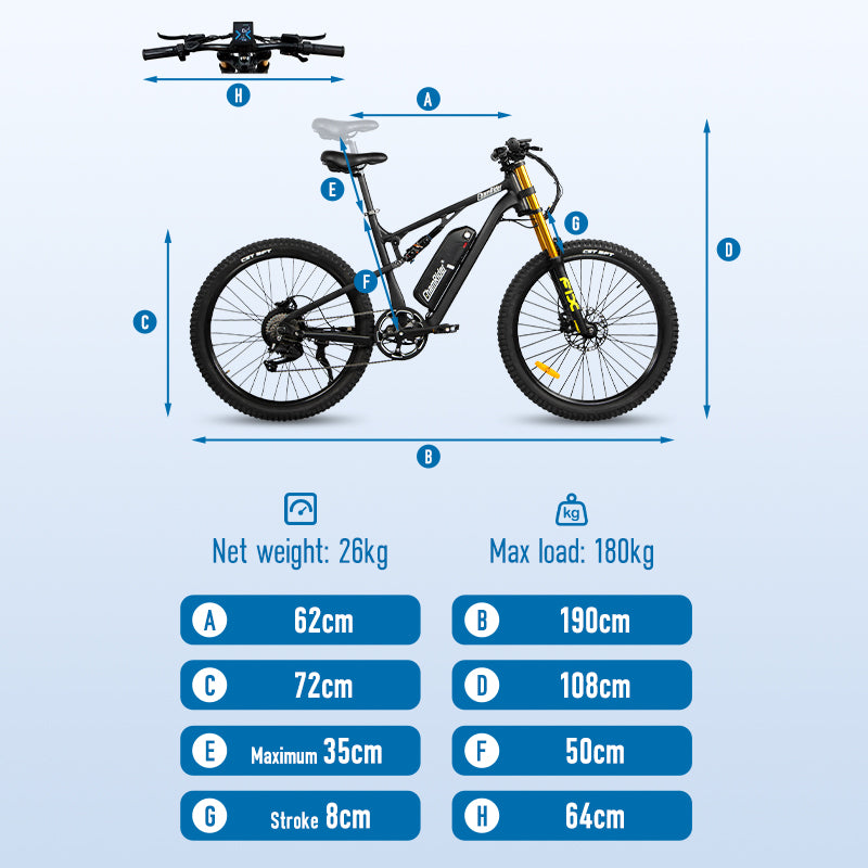 ChamRider DH420 pro 48V E-Bike