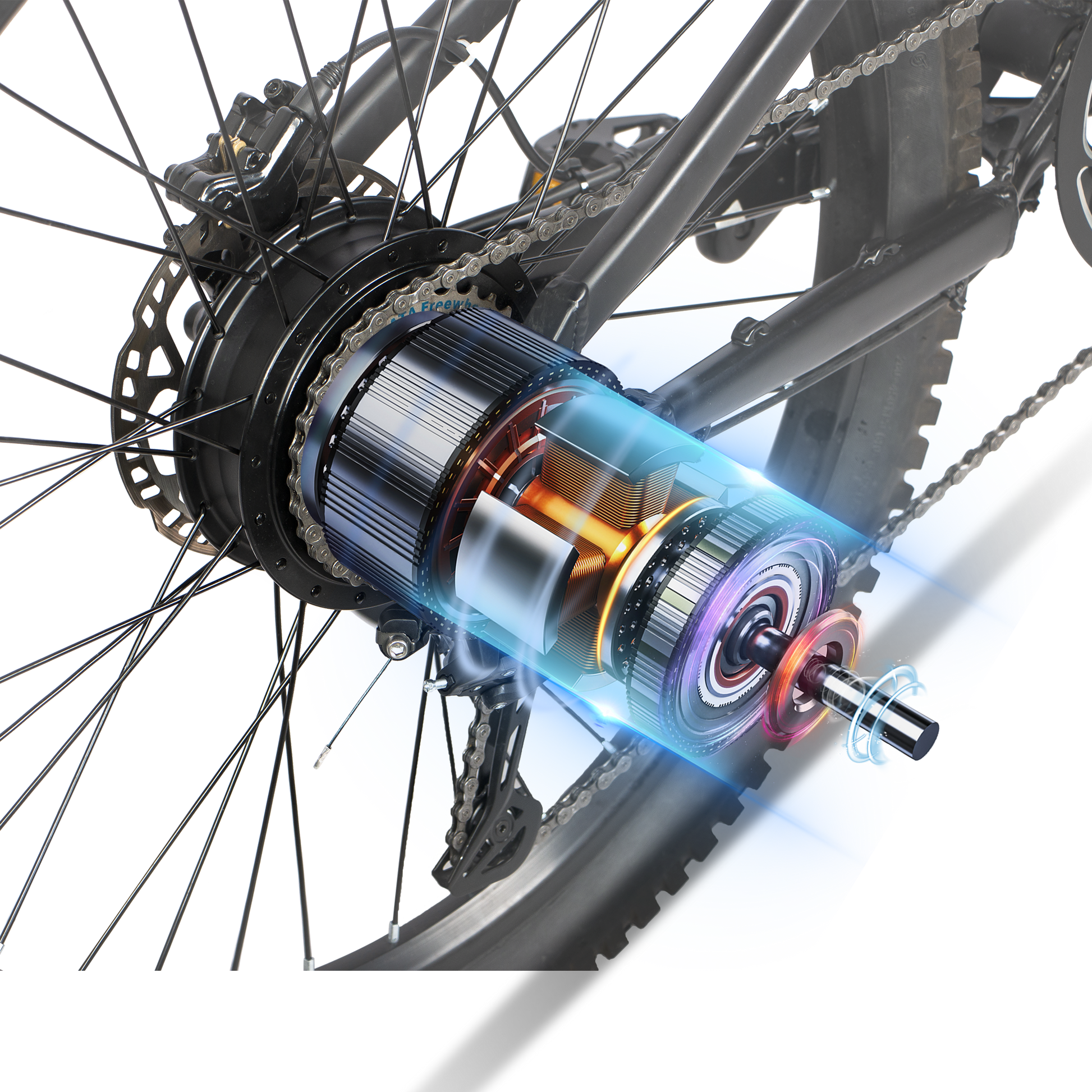 ChamRider DH420 rear motor