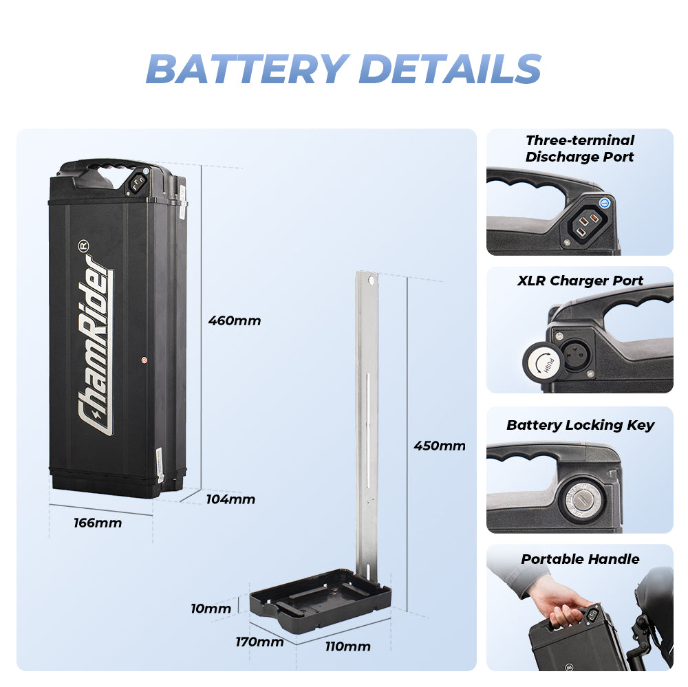 50AH e-bike battery