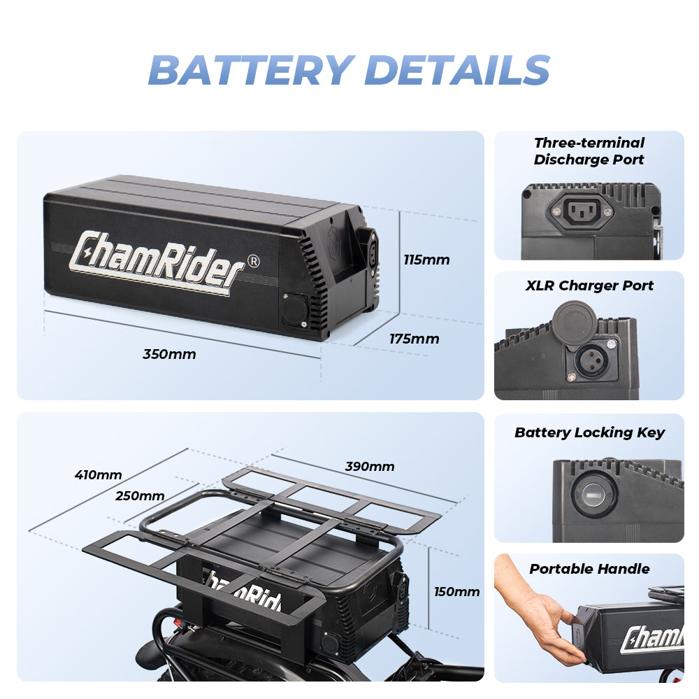 48V36AH e-bike battery