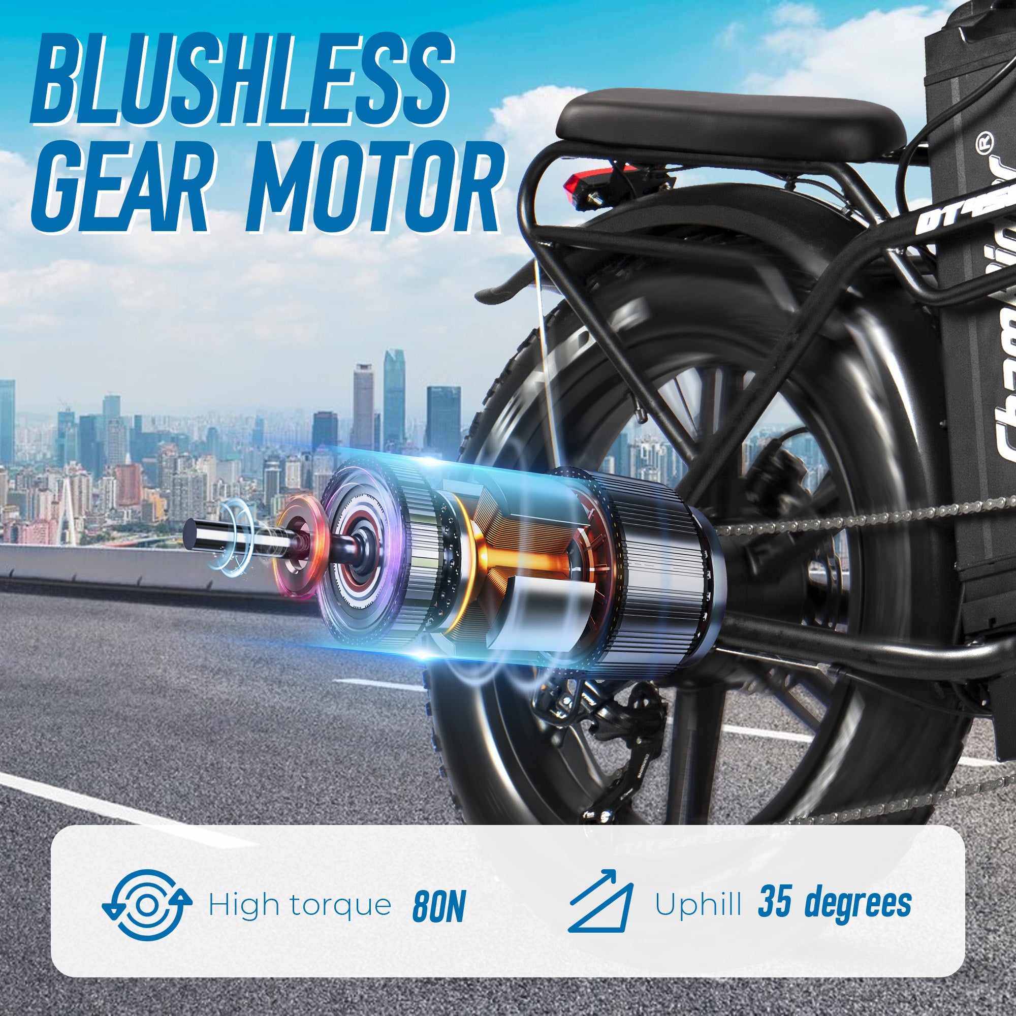 ChamRider DTS425 Dual Battery E-Bike