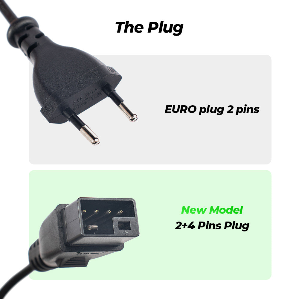 ChamRider 48V4A Fast E - Bike Battery Charger for Europe | 48VCompatible, Euro XLR Plug, 6H Full Charge | E - Bike Riders, Delivery Drivers & Converters