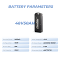 50AH e-bike battery