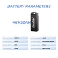 32AH e-bike battery