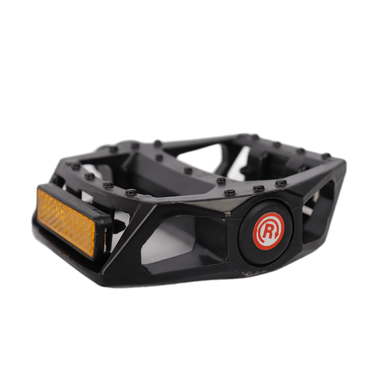 ChamRider Ebike Pedals - Durable, Non - Slip & Lightweight with Sealed Bearings. Wide Platform, Easy - Install & Reflectors for European E - bike Riders, Couriers & Delivery Personnel