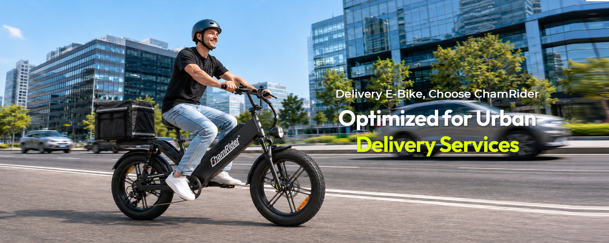 ChamRider D55: A Long-Range Delivery Electric Bike for European Couriers