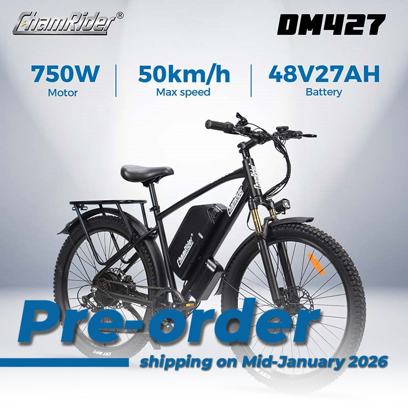 ChamRider E-bike - larger capacity ebikes for global delivery riders