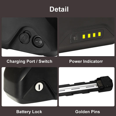 ChamRider Polly 7 Down Tube Battery