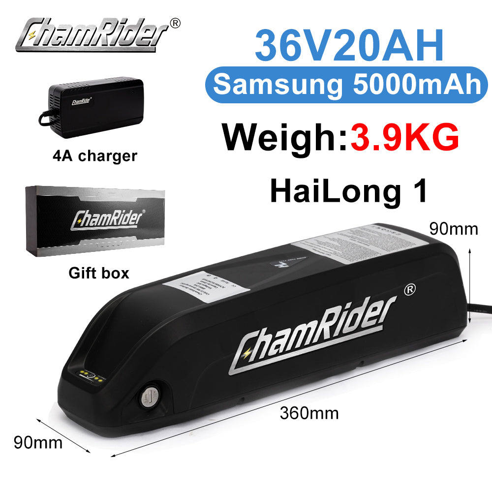 ChamRider Hailong 1 Down Tube Battery