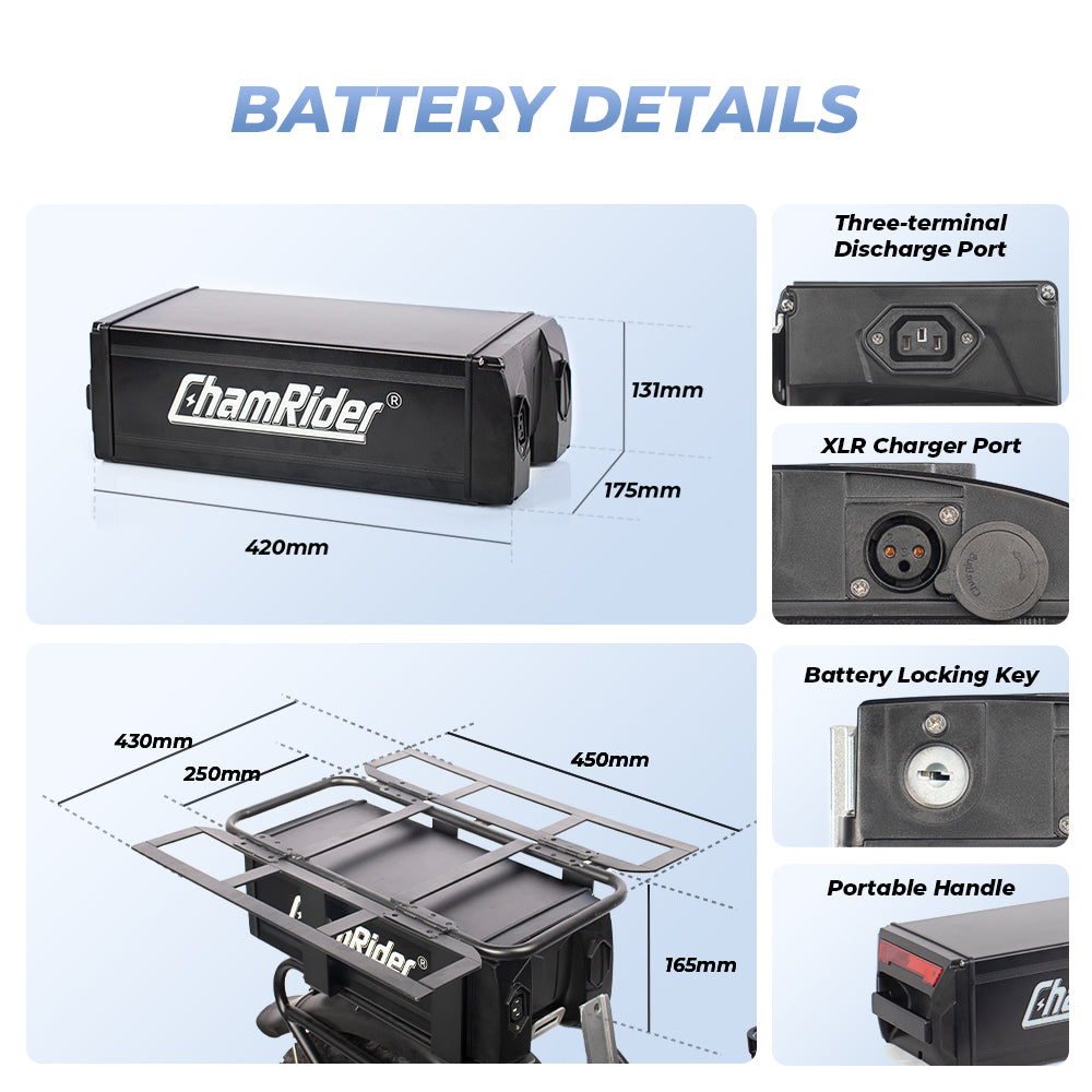 ChamRider DTS425 Dual Battery E-Bike