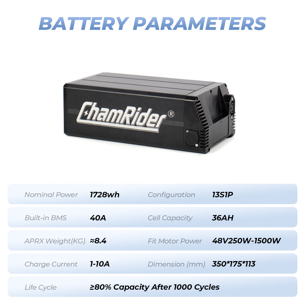 ChamRider DTS425 Dual Battery E-Bike
