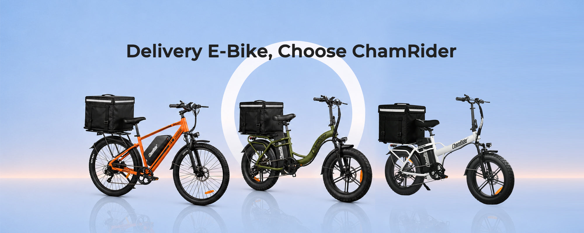 ChamRider E-bike - larger capacity ebikes for global delivery